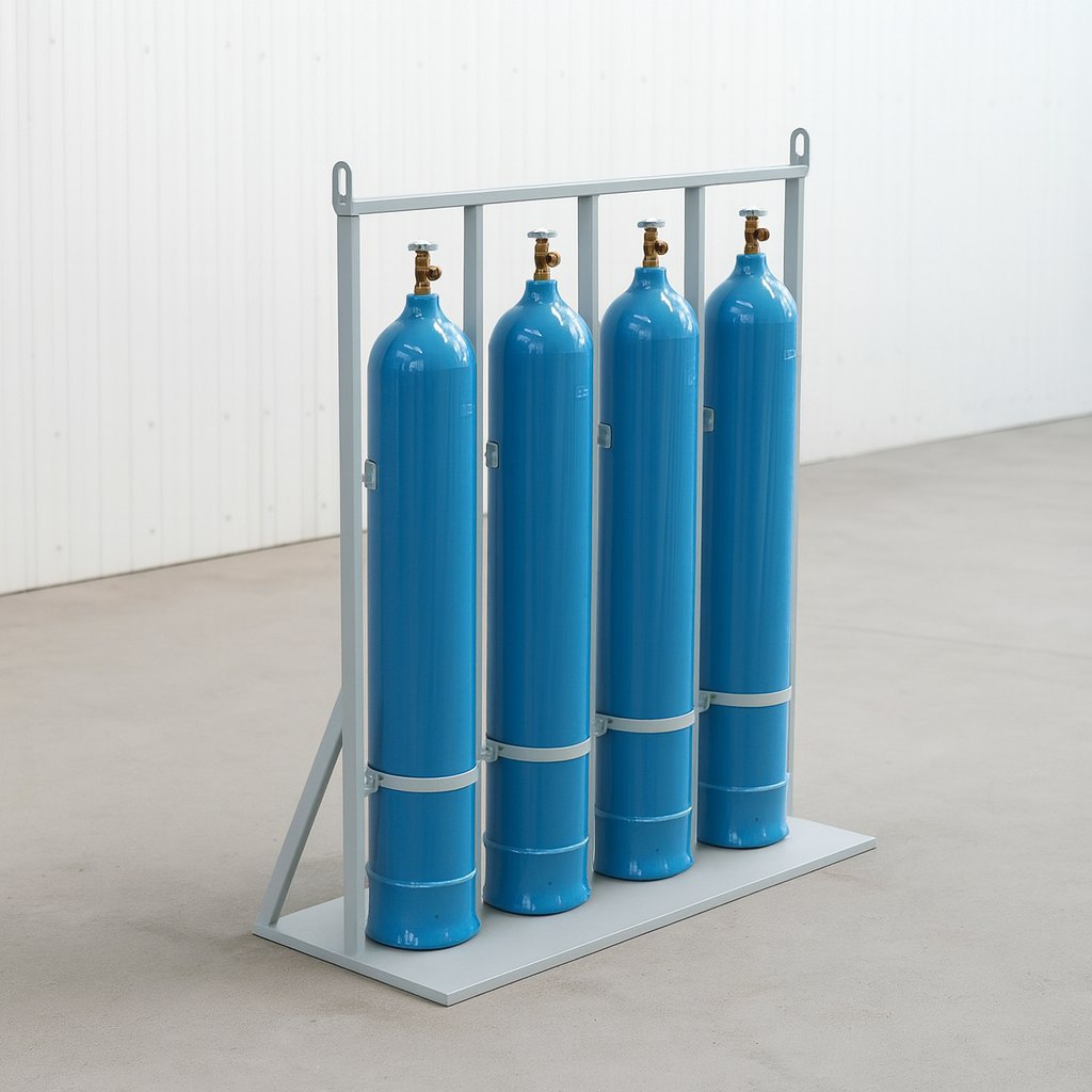 Стойка для газовых баллонов СГМ-04м (1800х1400х584)