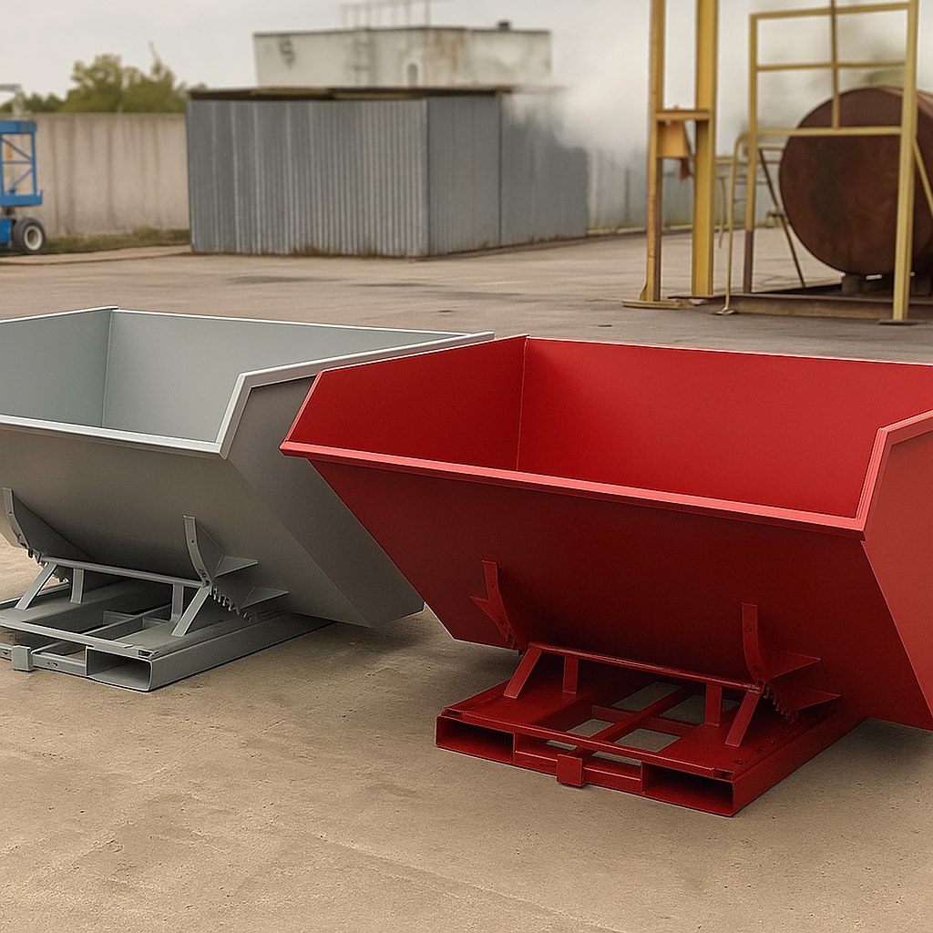 Контейнер металлический КОА-010 1065x1445x2000, 2000 л.