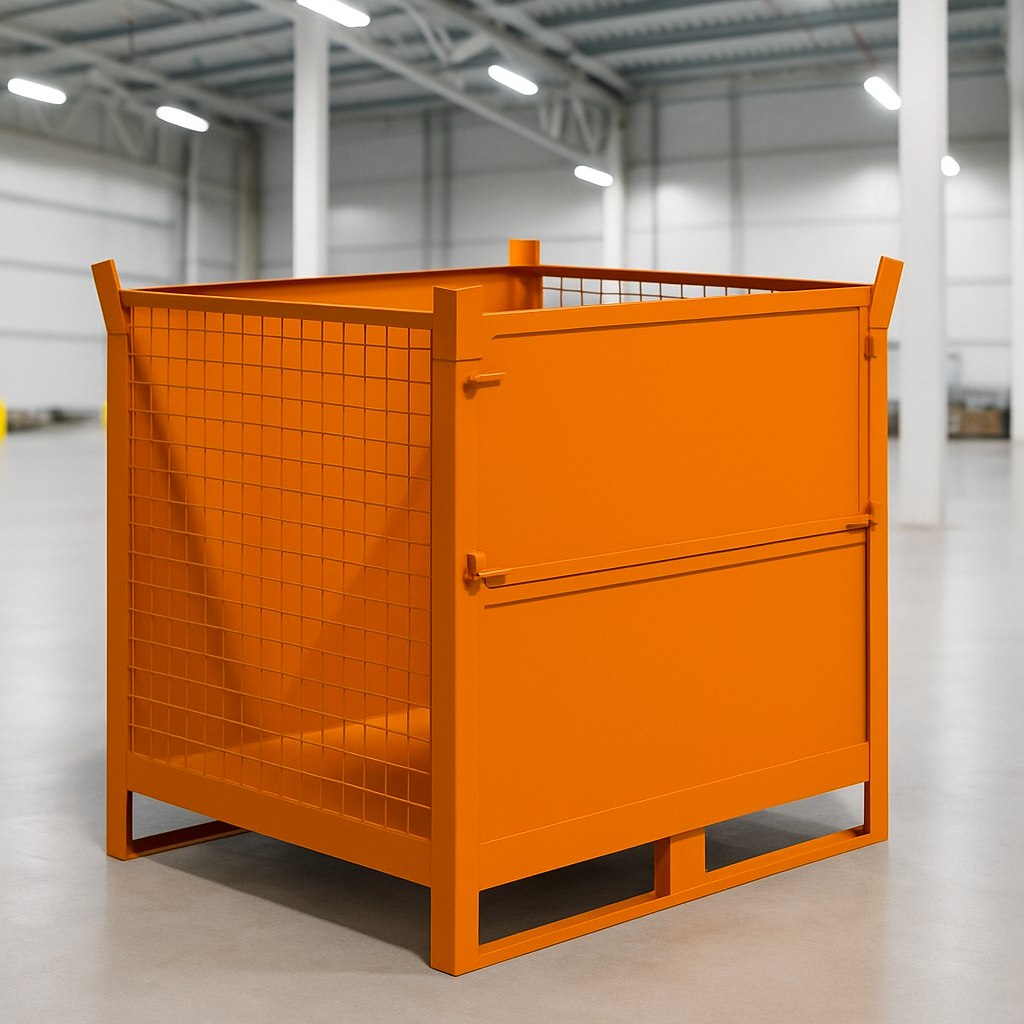 Контейнер сетка+металл с откидным бортом 1025х1120х920