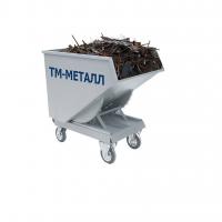 Контейнер металлический КОА-04 1330х1445х740, 600 л.