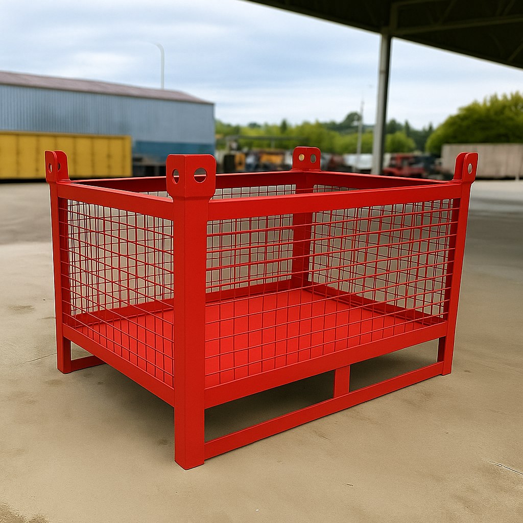 Контейнер металлический сетчатый КС-08 600х800х1200