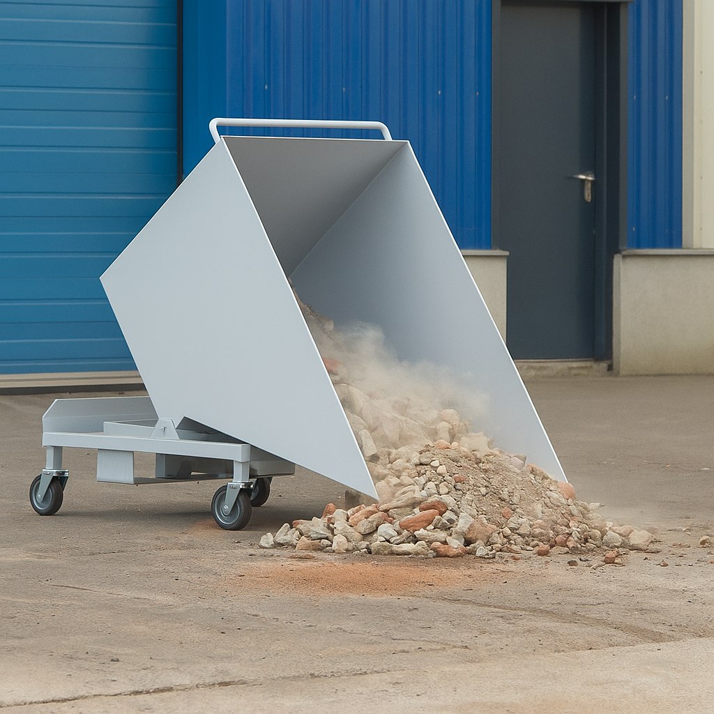 Контейнер металлический КО-05 800x1082x650, 230 л.