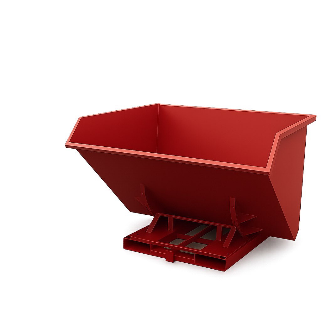 Контейнер металлический КОА-010 1065x1445x2000, 2000 л.