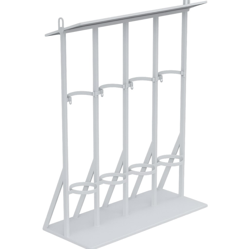 Стойка для газовых баллонов СГМ-04 (1800х1400х580)