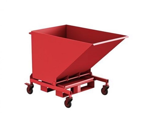 Контейнер металлический КО-05 800x1082x650, 230 л.