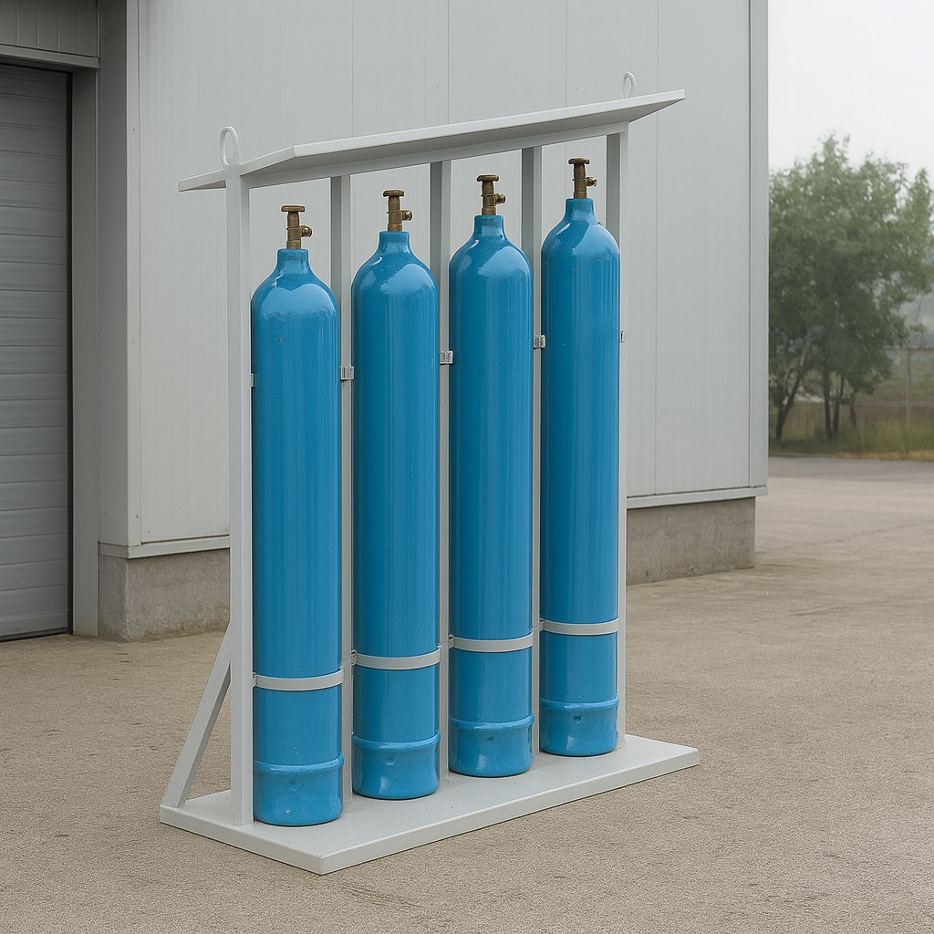 Стойка для газовых баллонов СГМ-04 (1800х1400х580)