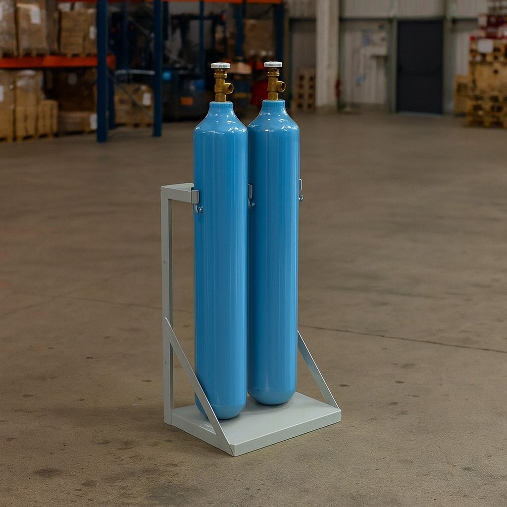Стойка для двух гелиевых баллонов СГБГ-02 (697х380х322)