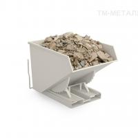 Контейнер металлический КОА-02 рычаг 1065x1140x1445, 900 л.