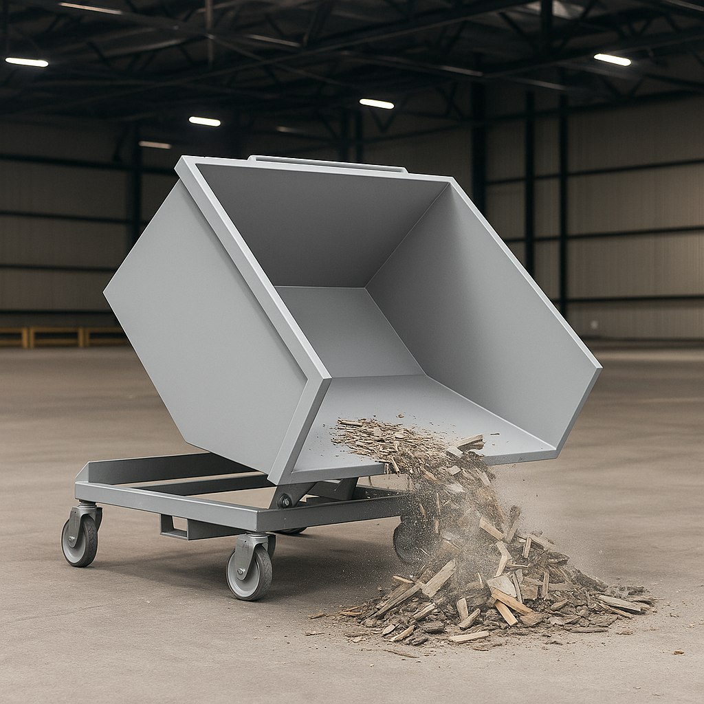 Контейнер металлический КО-07 800x940x970, 410 л.