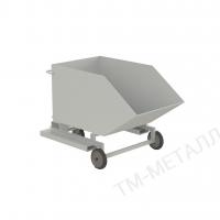 Контейнер металлический КО-02 1065x1510x1030, 600 л.