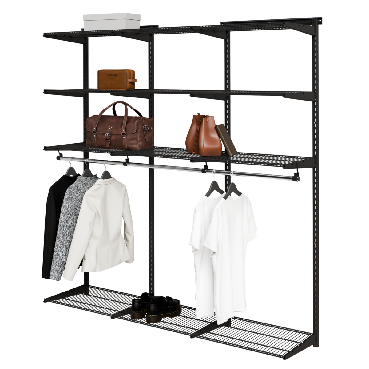 Гардеробная система Черная №2