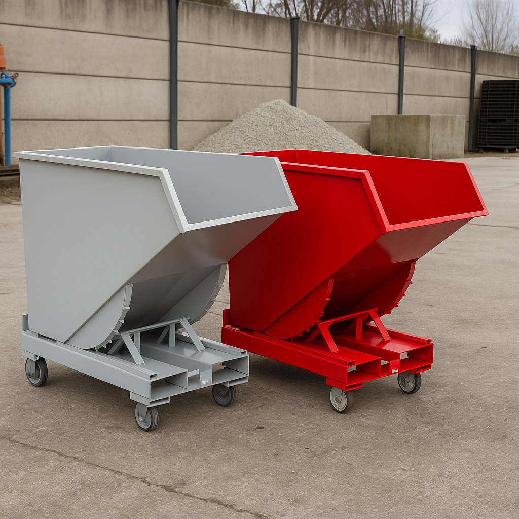 Контейнер металлический КОА-04 1330х1445х740, 600 л.