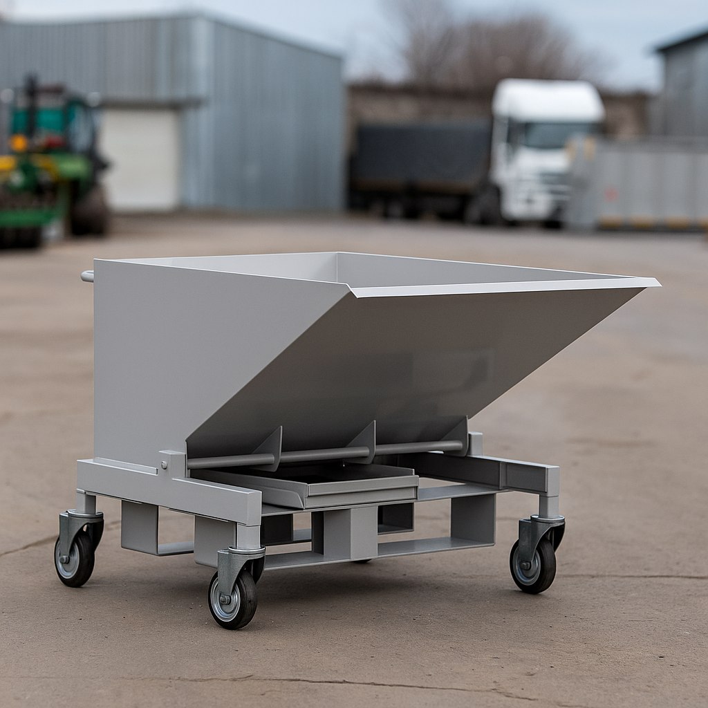 Контейнер металлический КО-06 555x700x640, 85 л.