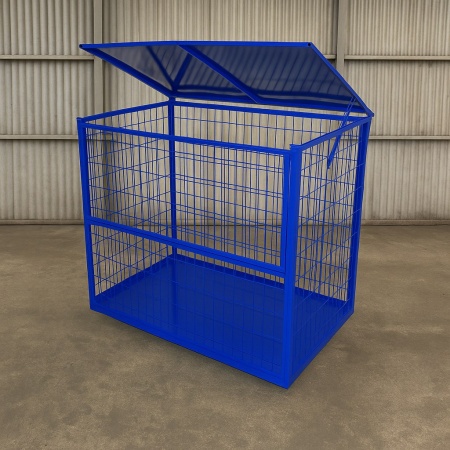 Контейнер сетчатый с крышкой КСМ 5 920х1200х700 (без колес)