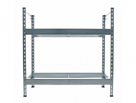 Стеллаж SB 1153х1167х525 для хранения 8 шин оцинкованный
