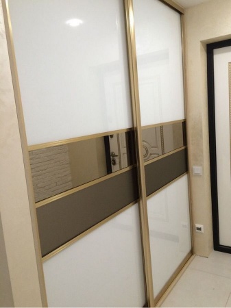 Двери-купе в профиле Венеция Золото Браш в шкаф