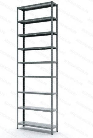 Стеллаж MS STRONG 310x100x40 (9 полок)