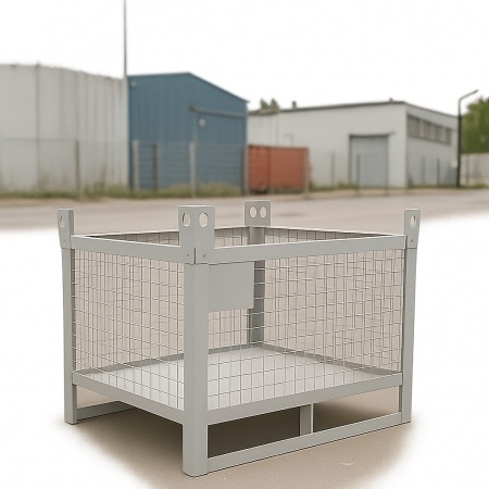 Контейнер металлический сетчатый КС-06 700х800х1000