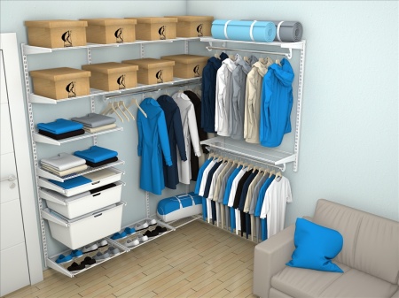 Гардеробная система  №12