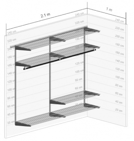 Гардеробная система №5