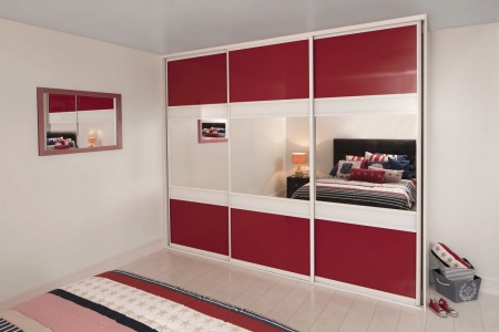 Двери-купе в профиле Венеция Софт-тач Капучино