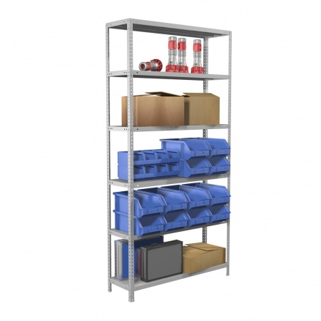 Стеллаж MS STANDART 200х100х30 (6 полок)