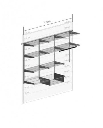 Гардеробная система VENECIA