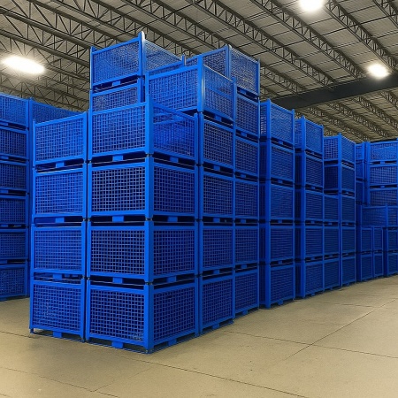 Контейнер металлический сетчатый КС-14 800х1000х1200