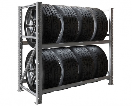 Стеллаж MS Pro 1200/1353x606 стационарный для хранения 8 шин