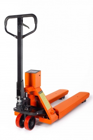 Тележка гидравлическая 2500 кг 1150 мм TOR CBY-CW2 (серия N) с весами (полиуретановые колеса)