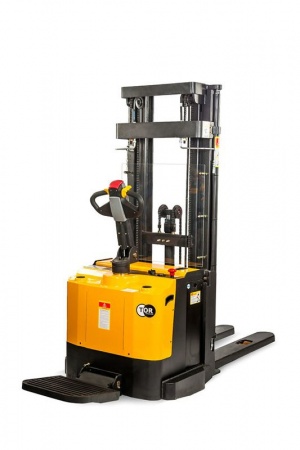 Штабелер самоходный 1,5 т 5,0 м TOR ES15T4 Li-ion 24/200 В/Ач ЭУР, Curtis, H-мачта (с платформой)
