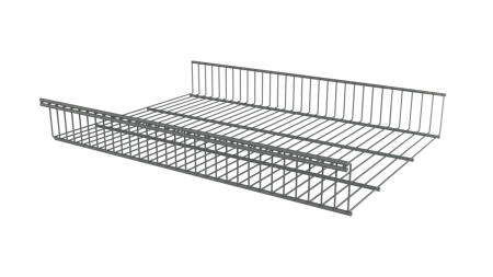 Корзина стационарная 603*440*85 серебристая
