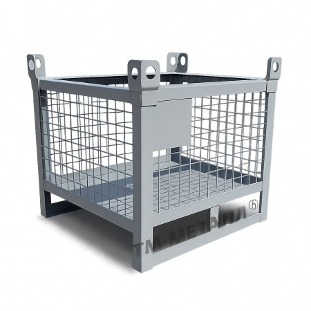 Контейнер металлический сетчатый КС-03 600х600х800