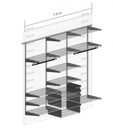 Гардеробная система №103