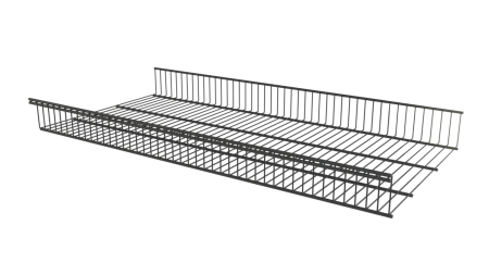 Корзина стационарная 903*440*85 черная