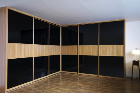 Двери-купе со вставками панелей ЛДСП/МДФ Стандарт