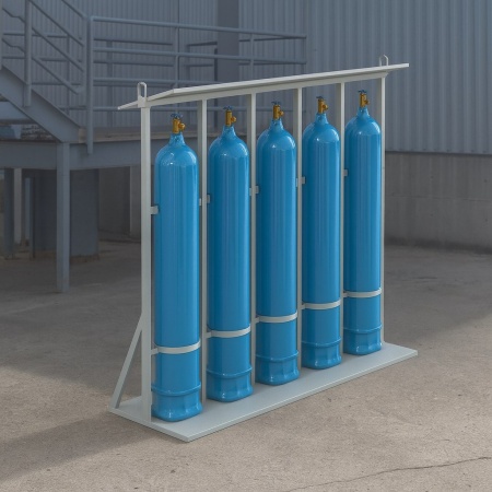Стойка для газовых баллонов СГМК-05 (1700х1750х580)