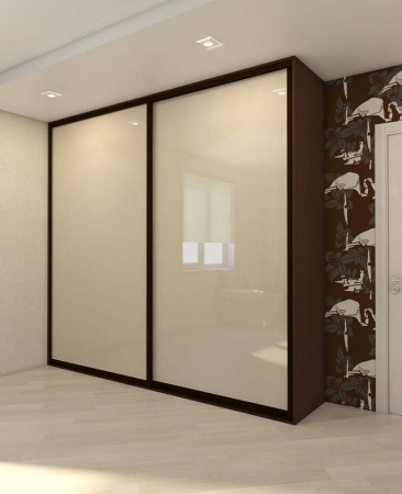 Двери-купе лакобель в профиле Стандарт Бронза анод