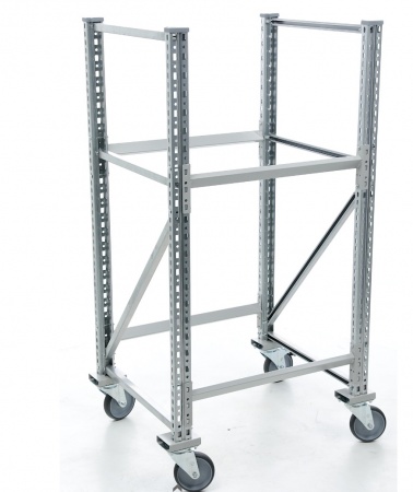 Стеллаж MS Pro 1350/781x606 передвижной для хранения 4 шин