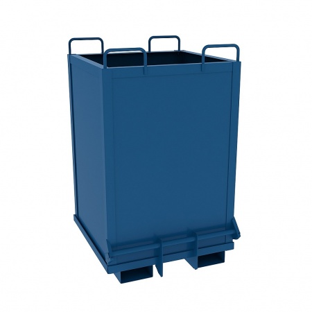 Контейнер для склада и производства КГ 08-1500 с откидным дном 1500х750х750