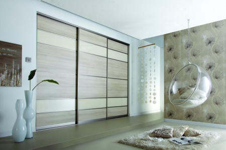 Двери-купе со вставками панелей ЛДСП/МДФ Стандарт